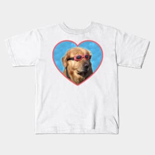 Heart Dog Phone Case Kids T-Shirt